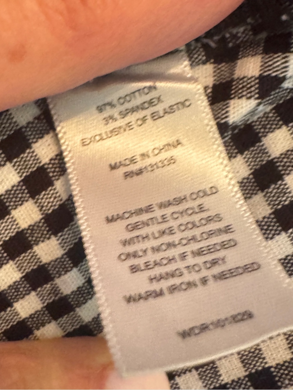 SOCIALITE Gingham Strapless Midi Dress Bow Pockets Black White Size L Cotton - Picture 10 of 10